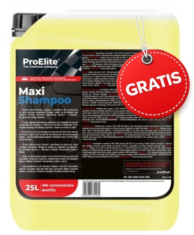ProElite Maxi Shampoo 25L szampon do mycia pojazdów