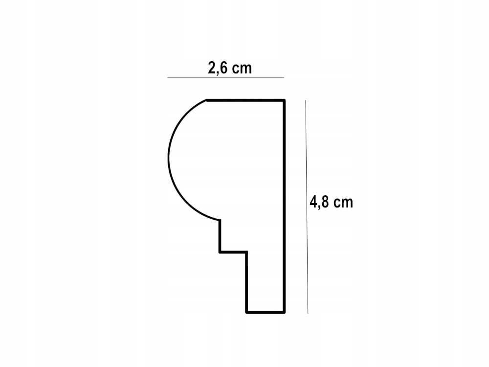 DEKOR LISTWA DEKORACYJNA TRAWERTYN SILVER I STEP Marka Silver