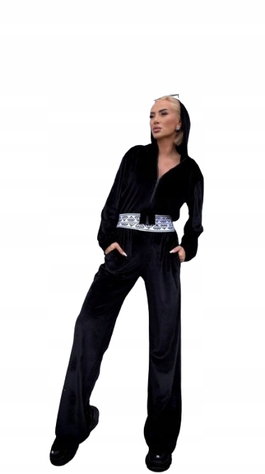 Velurový komplet Savay Just Unique Černý S/m