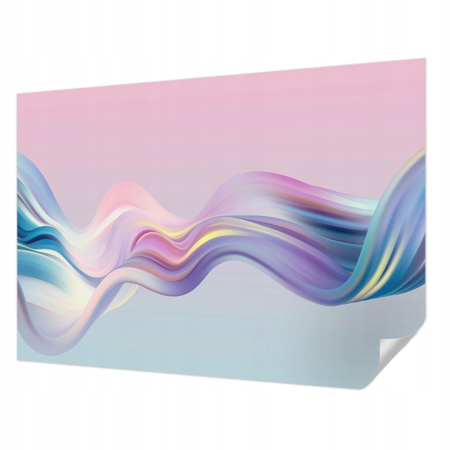 Samolepicí fototapeta Premium Snadná montáž Barevné vlny 208 x 146 cm