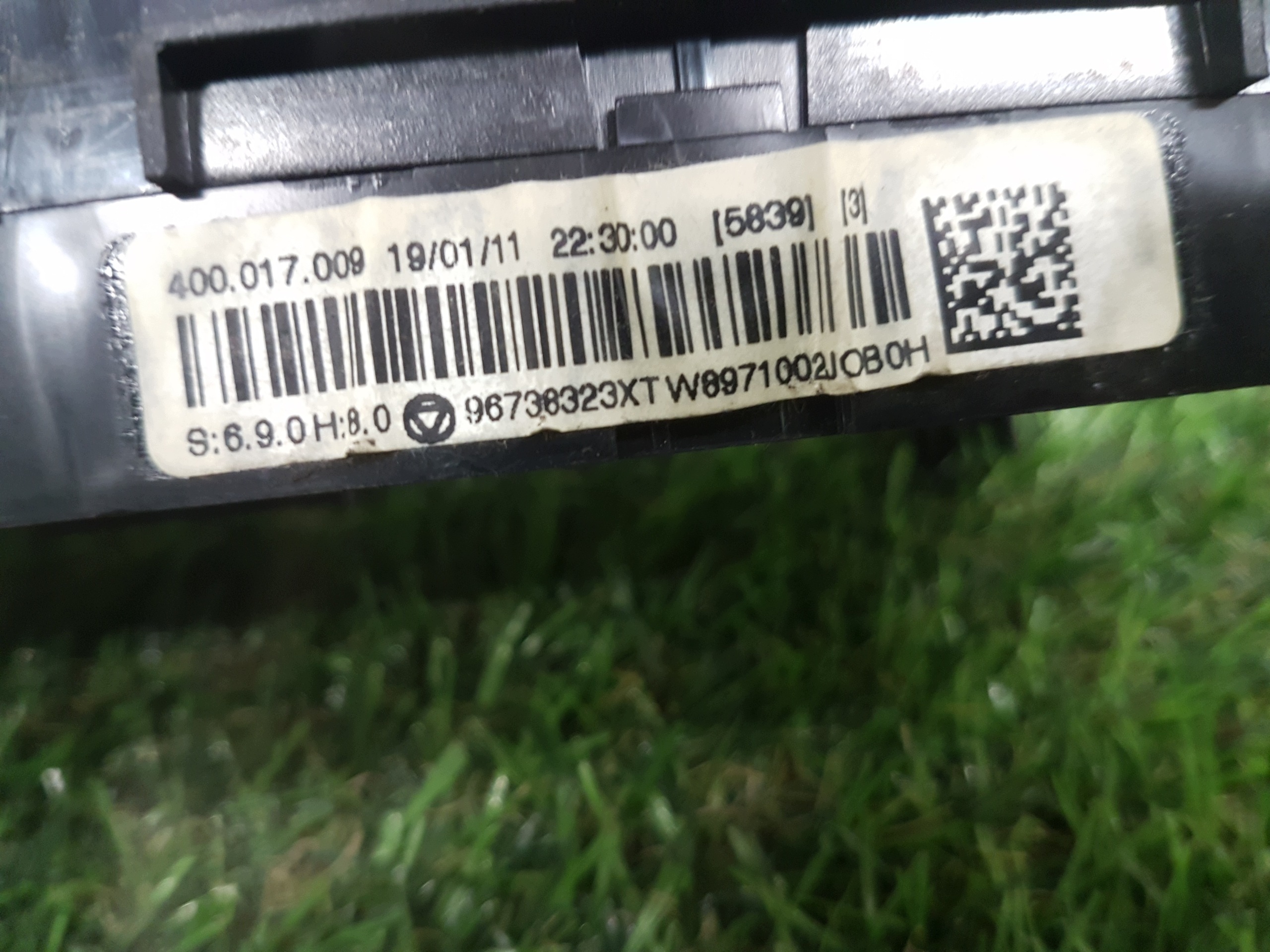 panel ovládání klími PEUGEOT 5008 96730323XT