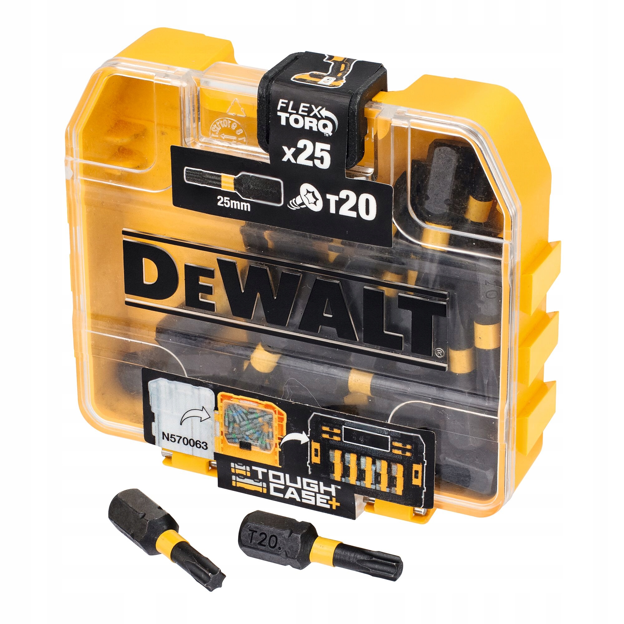 

DeWALT DT70557T Zestaw Bity Udar Torx T20 25 szt