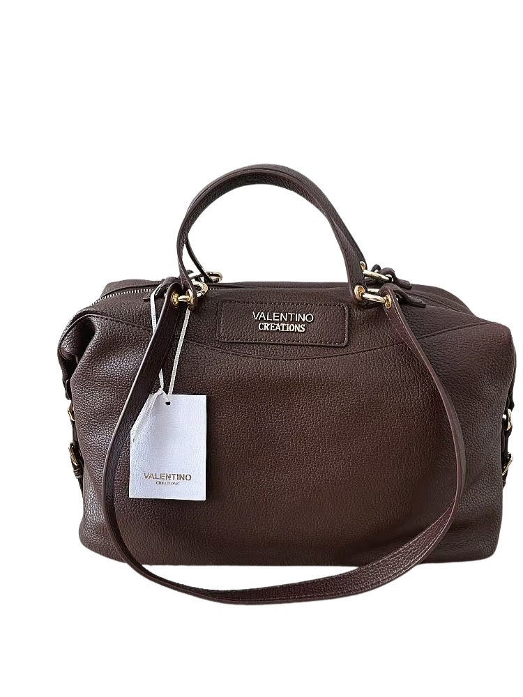 Valentino Creations čokoládová shopper kabelka
