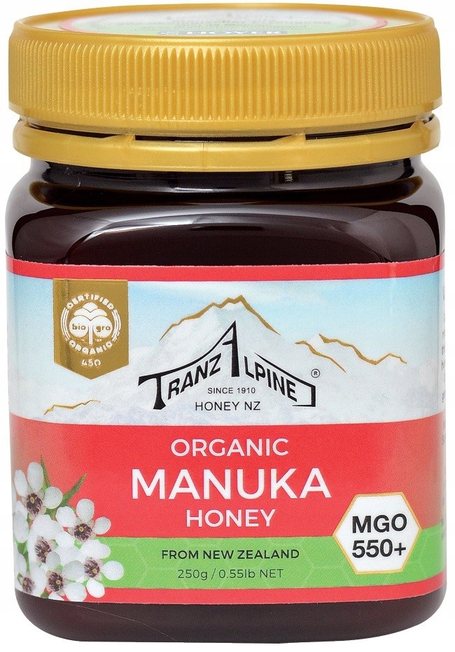 Miód manuka Mgo 550+ 250 g Tranzalpine (eko)