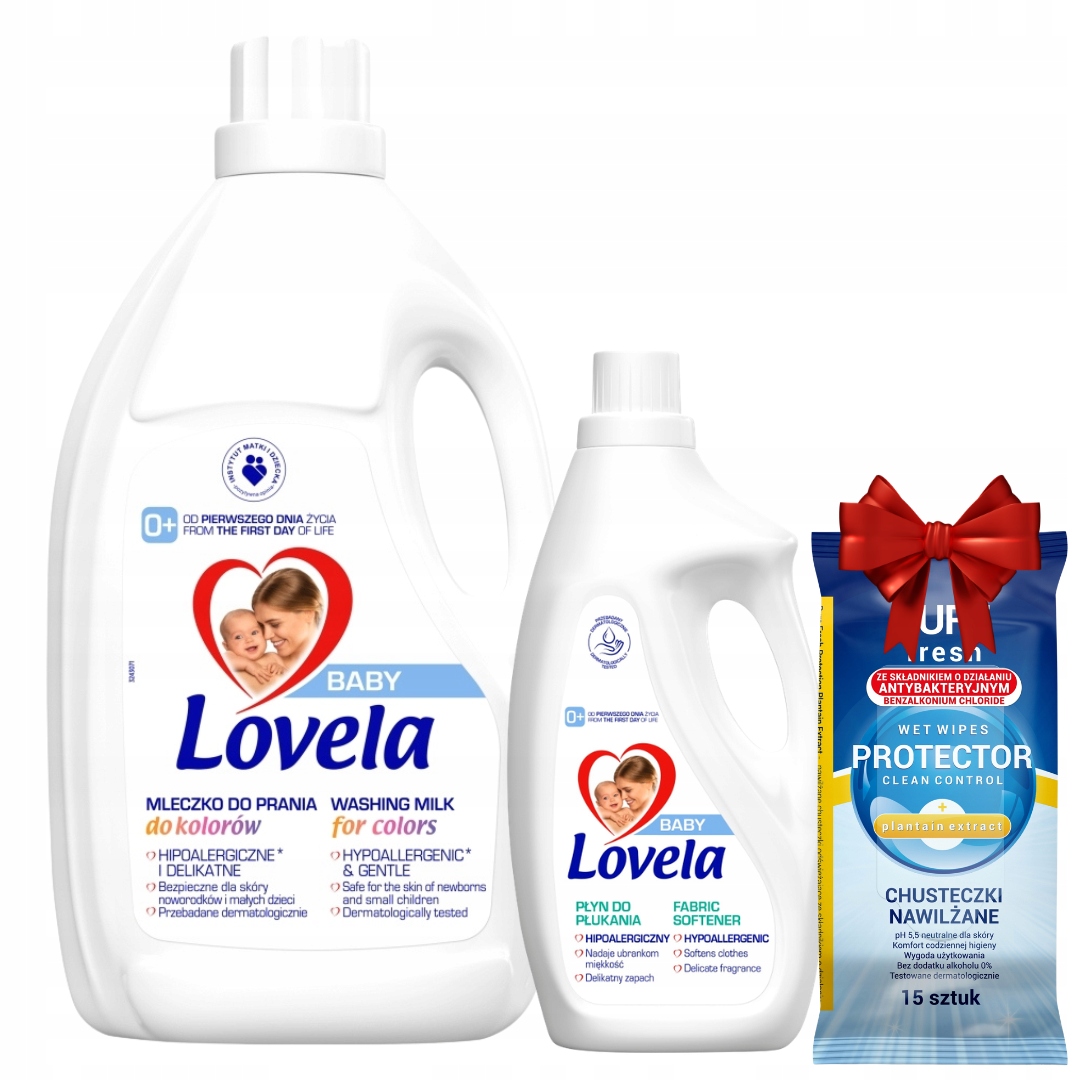 Lovela Baby Mleczko do Prania Kolor 4,5L Płyn 2L