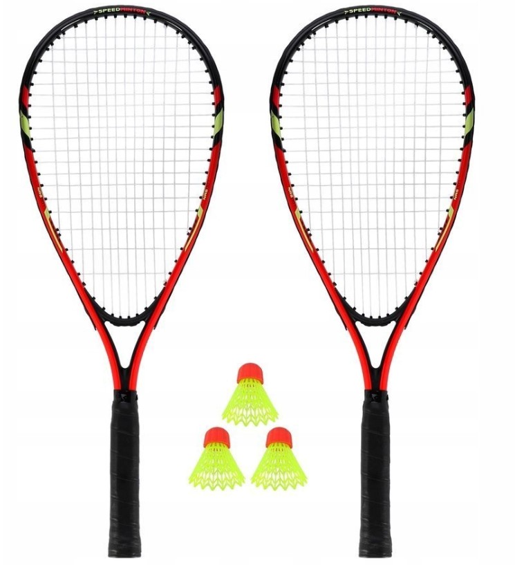 Zestaw Rakiety Lotki Do Gry Speed Badmintona Crossmintona 6W1 Speedminton