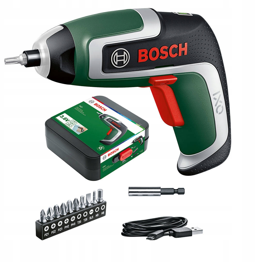 Aku Šroubovák Akumulátorový 3,6V Bosch Ixo 7 Basic 10 Bitů 06039E0020