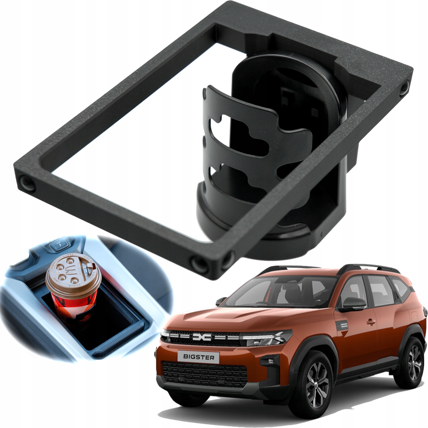 Dedykowany Uchwyt na Kubek i Napoje do Dacia Bigster