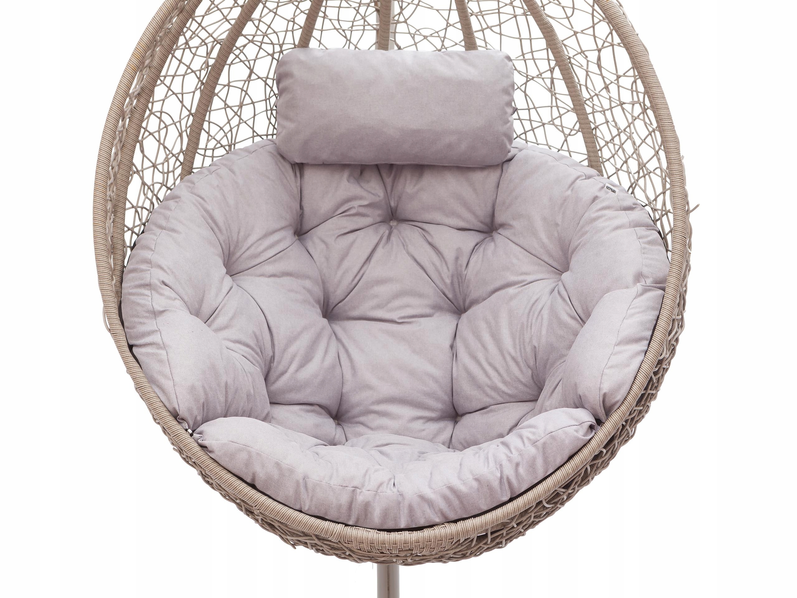 Vankúš na hojdačku, závesné kreslo Kokon, záhradný vankúš, vodotesný, hrubý