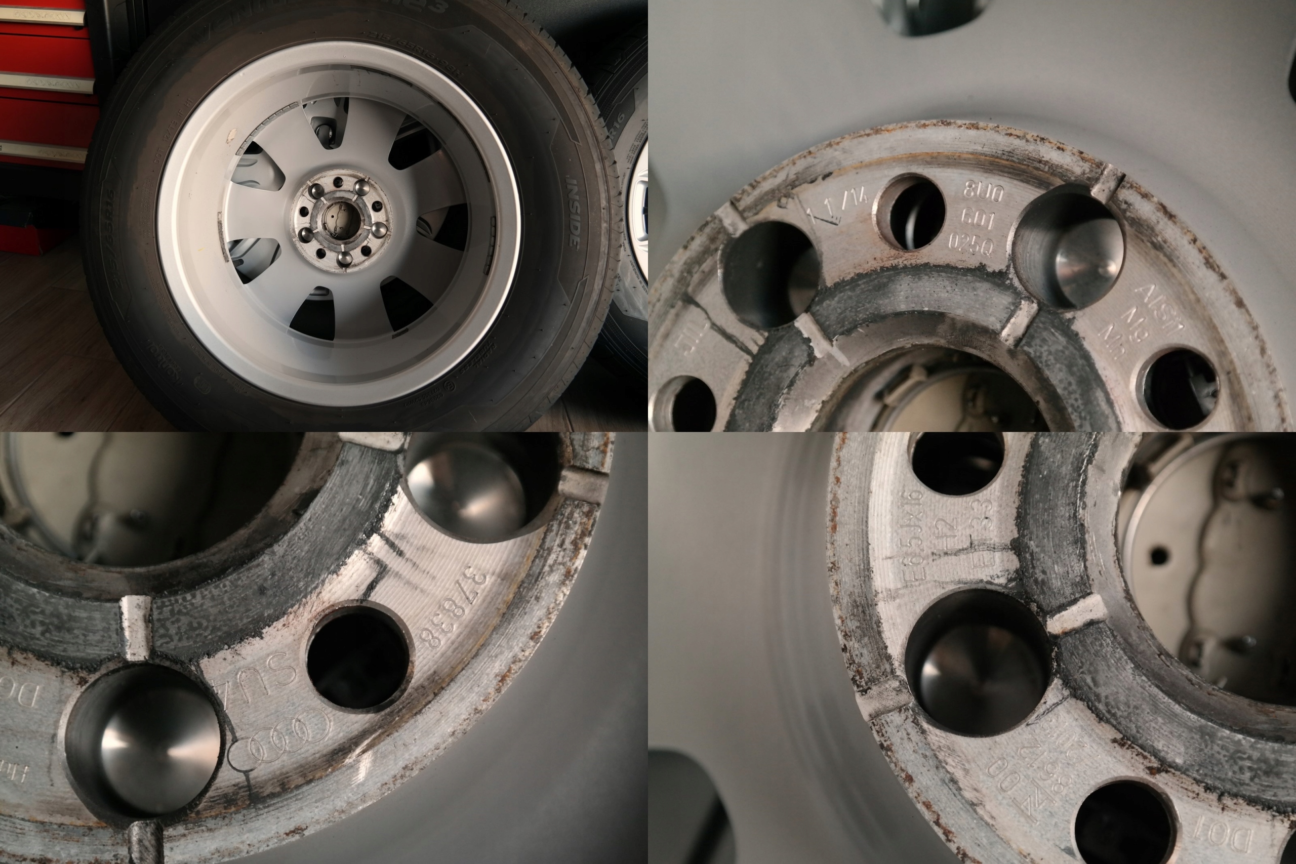 JAK NOWE 16'' Audi Q3 215/65 R16 Hankook 2020 LATO Idealne Oryginał Powłoka Połysk