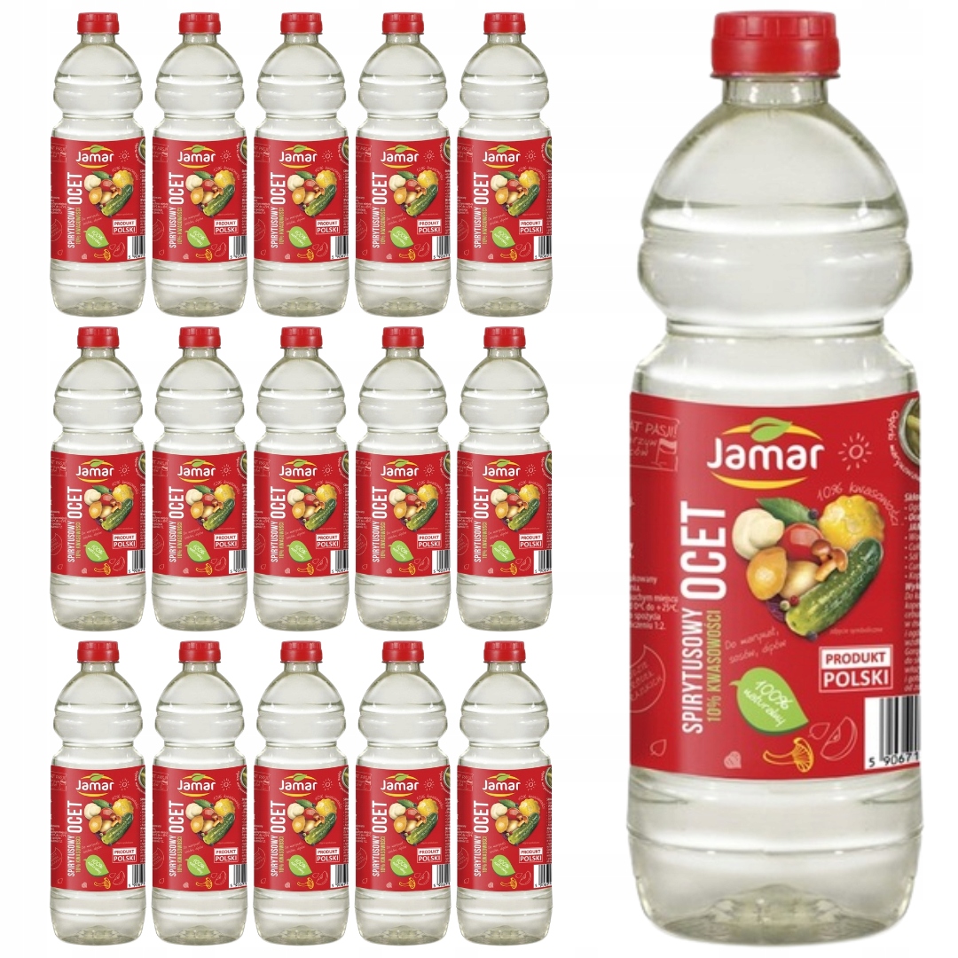 Levně Jamar Fermentovaný lihový ocet 10% kyselosti 500 ml x 15 kusů