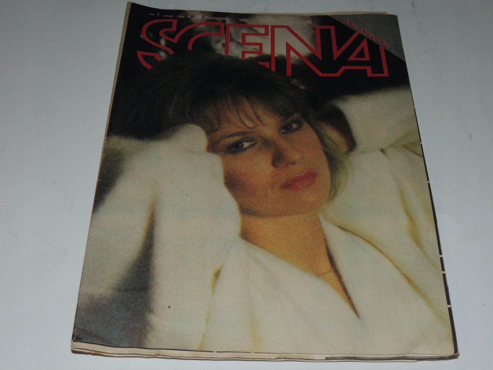 SCENA 7/1988 D Kamińska, Don Johnson, M Walczewski