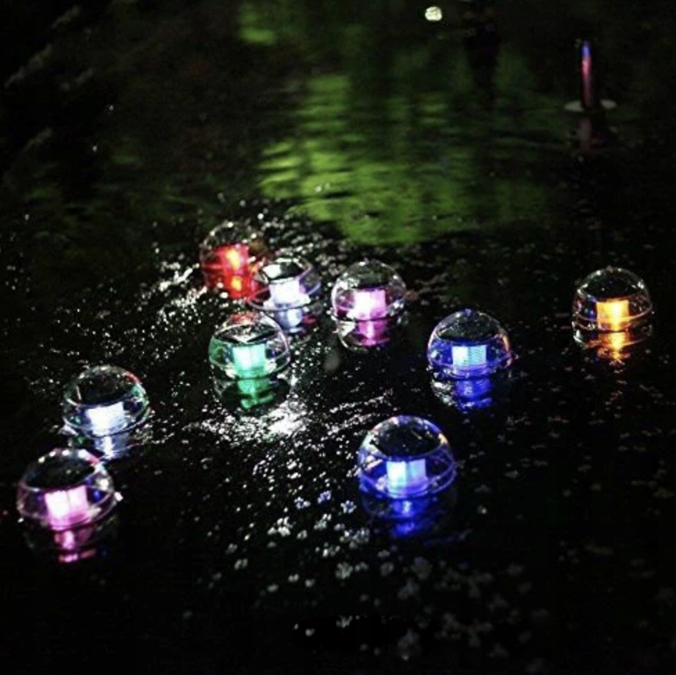 Lampa Lampka Basenowa Solarna Pływająca LED 1962 Zasilanie solarne