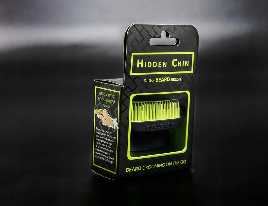 HIDDEN Szczotka do brody i zarostu dla mężczyzn Materiał włosia tworzywo sztuczne