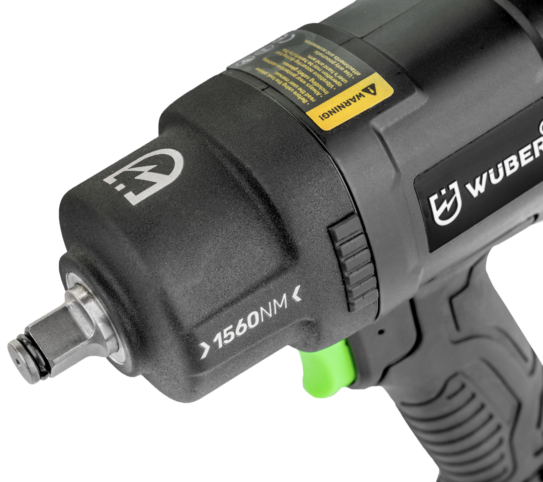 KLUCZ PNEUMATYCZNY UDAROWY do KÓŁ 1/2 Kompresora 1560Nm MOCNY Kompozytowy Rozmiar trzpienia 1/2''