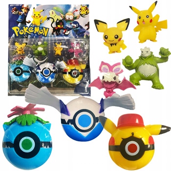 POKEMON Veľká sada figúrok Pokeball