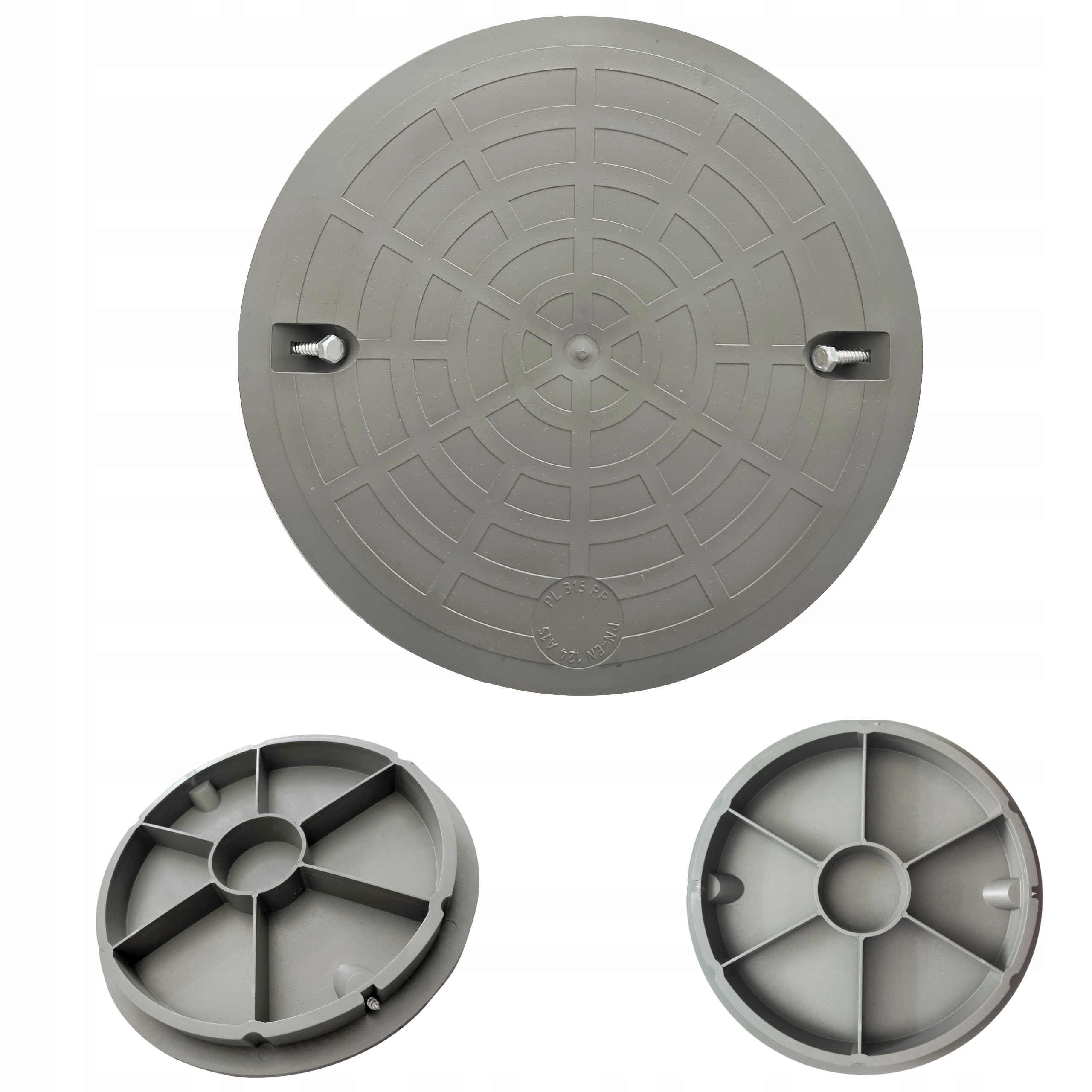 

Szara Pokrywa dekiel studzienka Właz 315 Pp