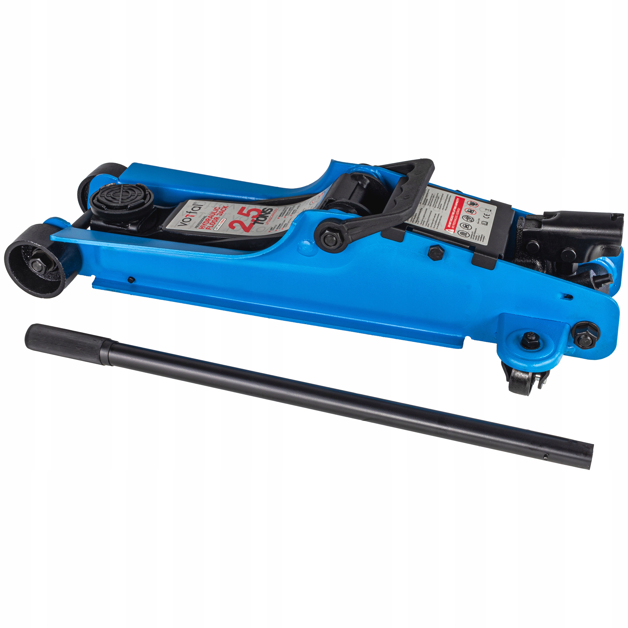 PODNOŚNIK SAMOCHODOWY LEWAREK ŻABA NISKOPROFILOWY PUNKTOWY 2,5T WALIZKA Maksymalna wysokość podnoszenia 380 mm