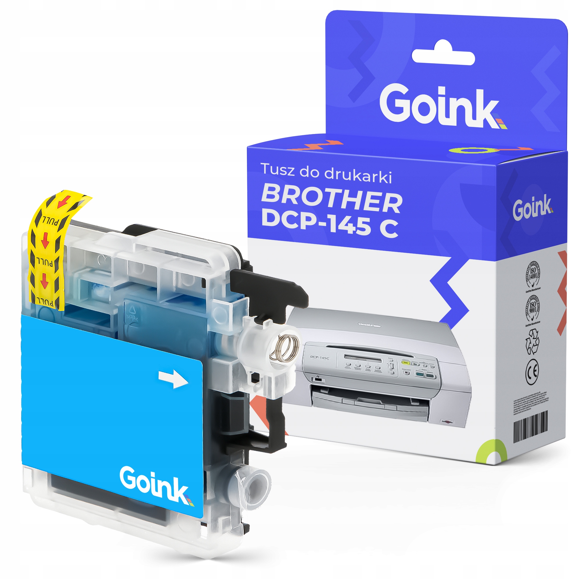 

Tusz do Brother DCP-145 C Cyan LC980C