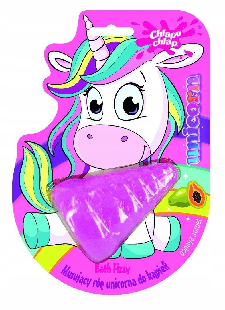 Chlapu Chlap Bath Fizzy Unicorn kula do kąpieli
