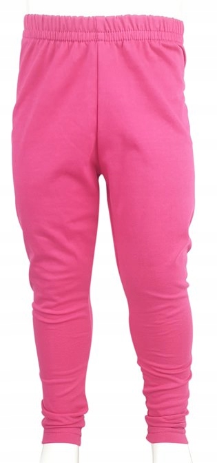 

Legginsy getry różowe bawełna dziewczęce R.116