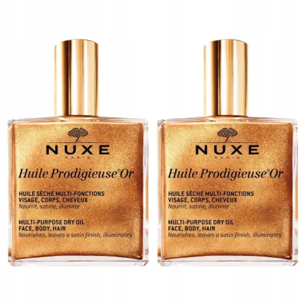 2x Nuxe Huile Prodigieuse Or Suchy olejek ze złotymi drobinkami, 100 ml
