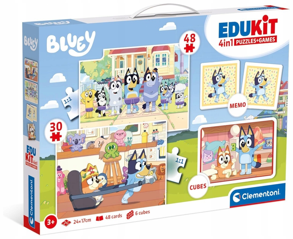 Clementoni. Edukit 4w1 Bluey