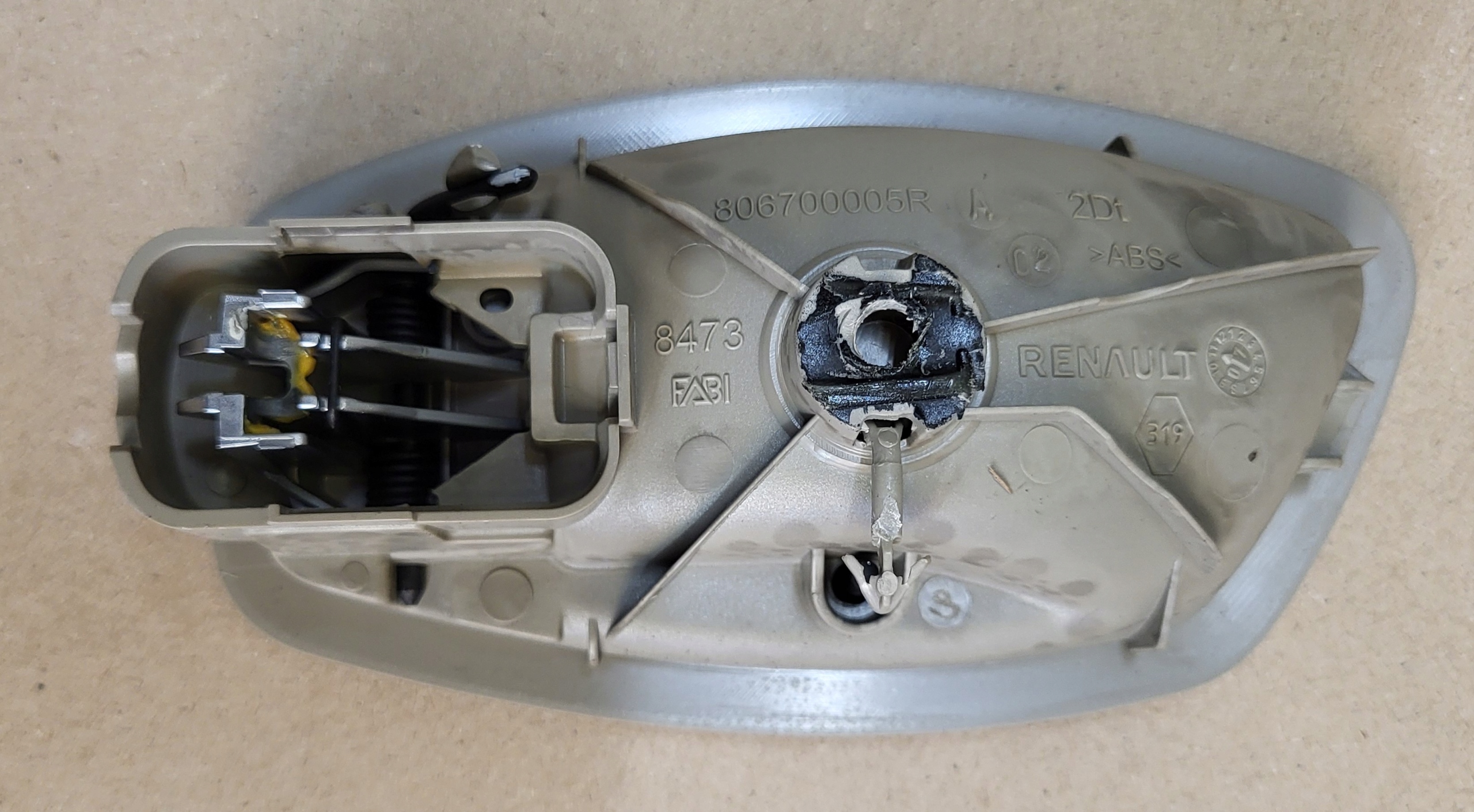 handle inner Z door right front cover RENAULT LAGUNA III OE EU