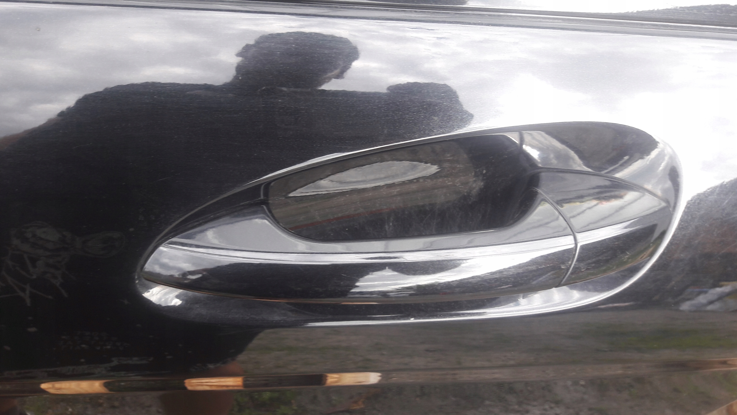 MERCEDES W204 Tür links heck KOMBI 197 schwarze
