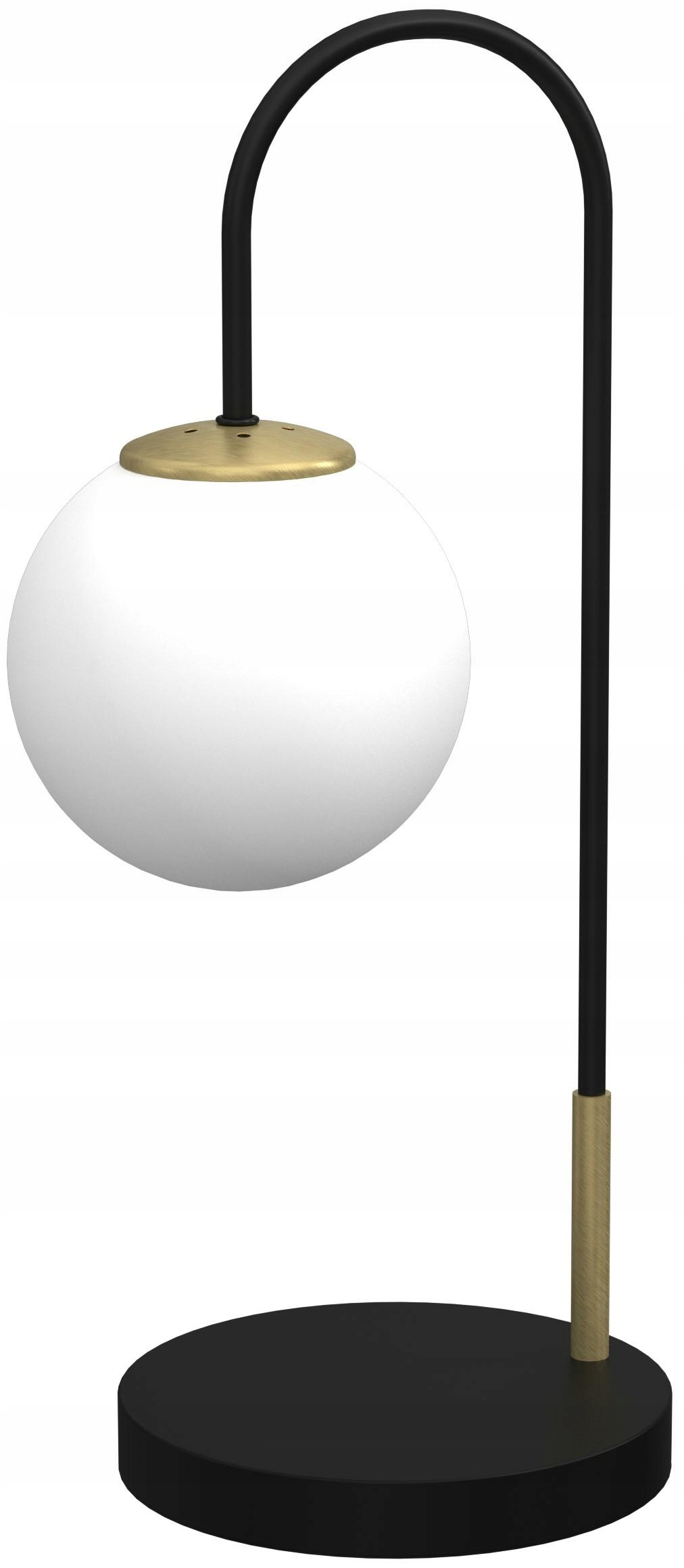 Stolová lampa Cambridge čierna zlatá luxusná do obývačky