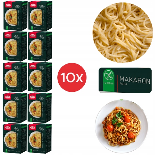 Levně 10x Bezlepkové Špagety Alla Chitarra Incola 250G Veganský Vegan