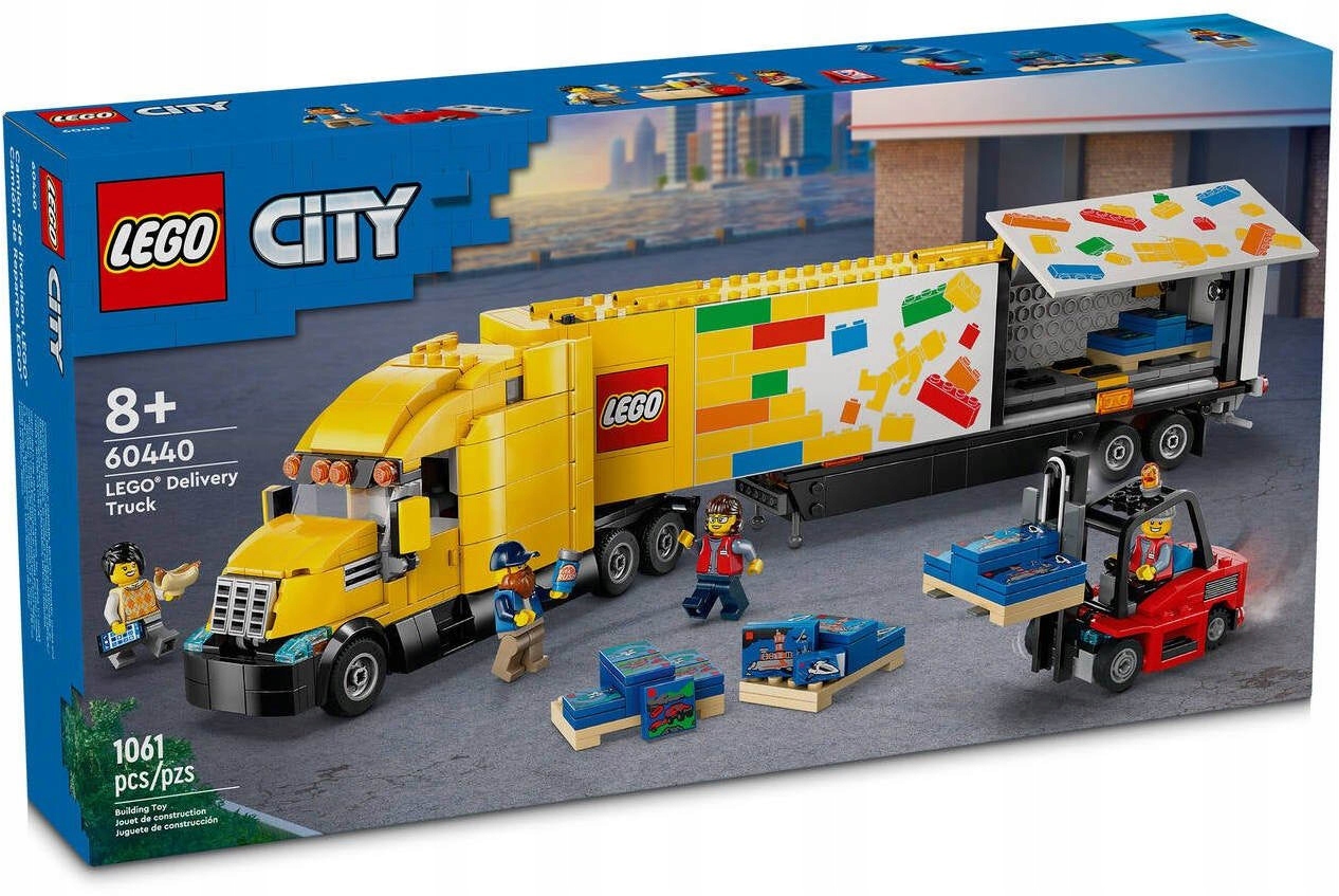 Lego 60440 City – Žlutý Dodávkový Nákladní Automobil
