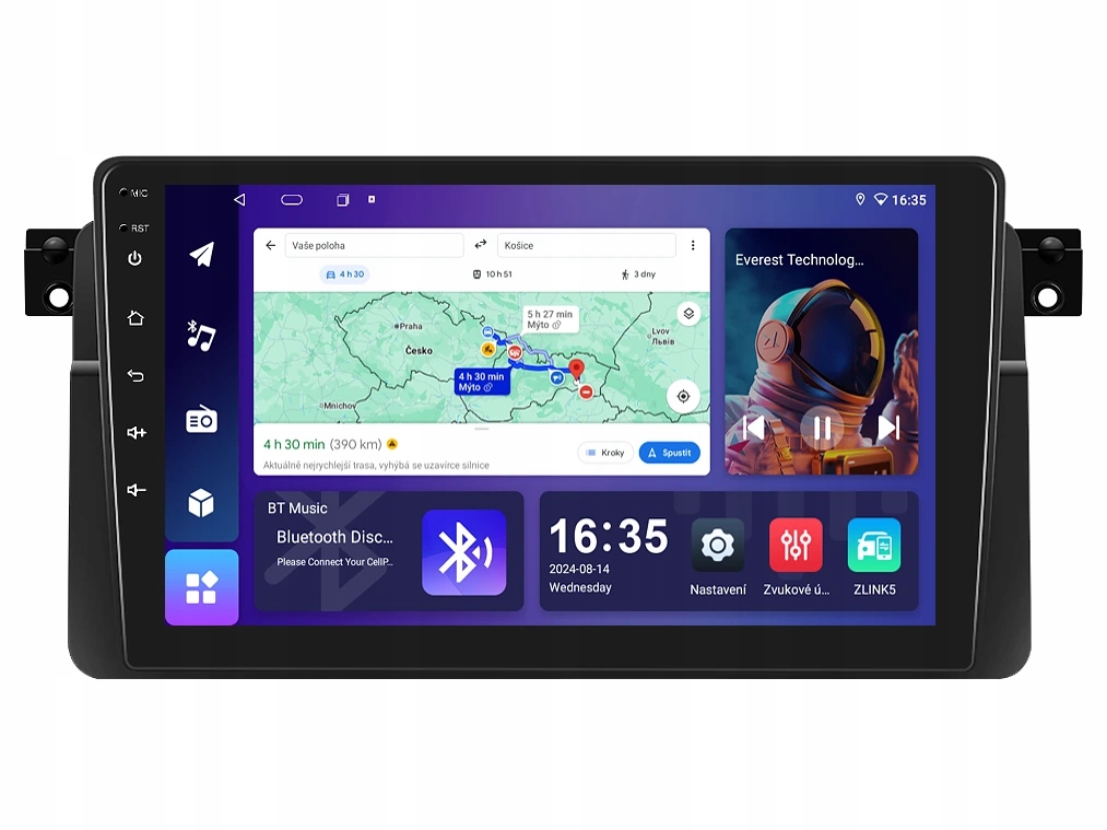 Isudar 2DIN autorádio T68B-IEV12 Android, Bmw E46