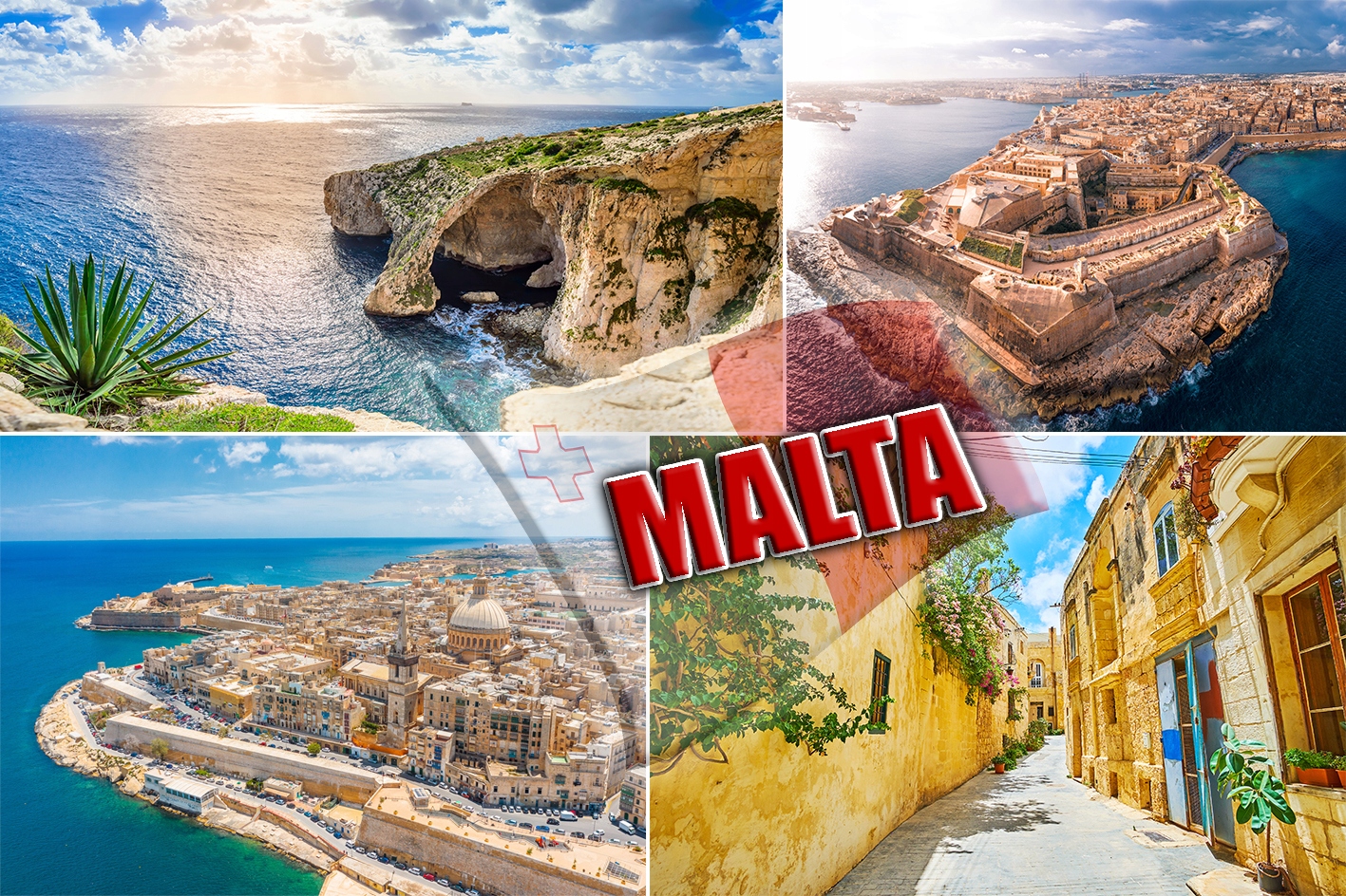 

Magnesy na lodówkę miasta - Malta