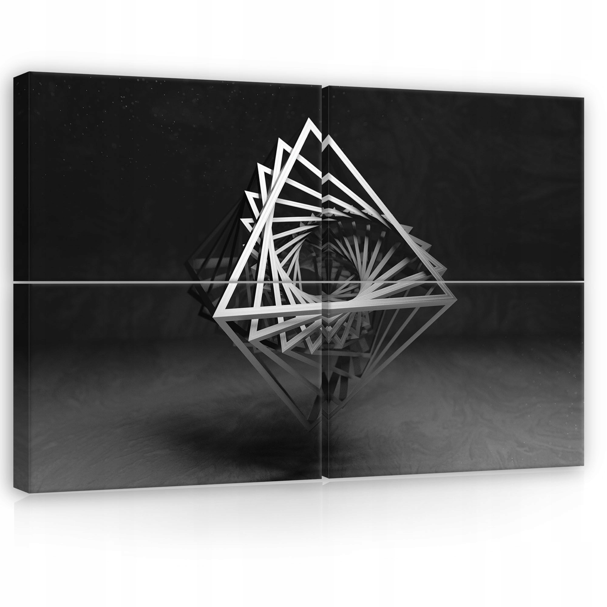 Obraz 120x80 Geometria abstrakcia minimalizmus monochromatický moderný