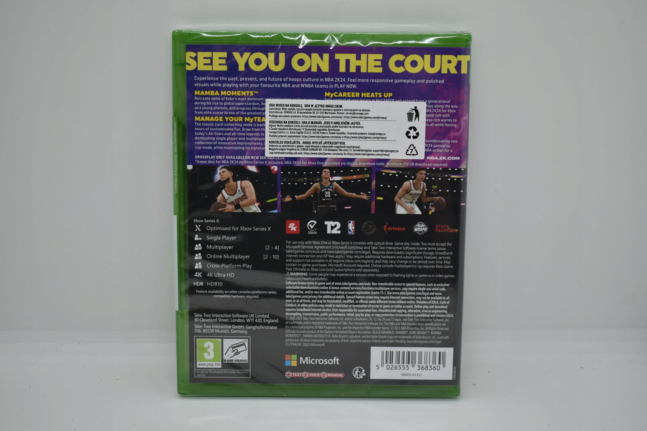 NBA 2K24 XONE/XSX Granice wiekowe (PEGI) 3