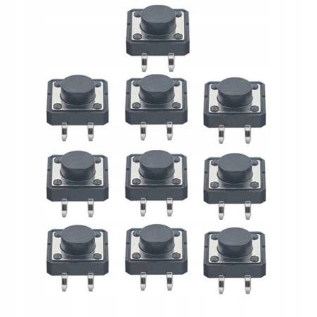 

Mikrostyk Tact 12x12x10mm mikroswitch -10 szt