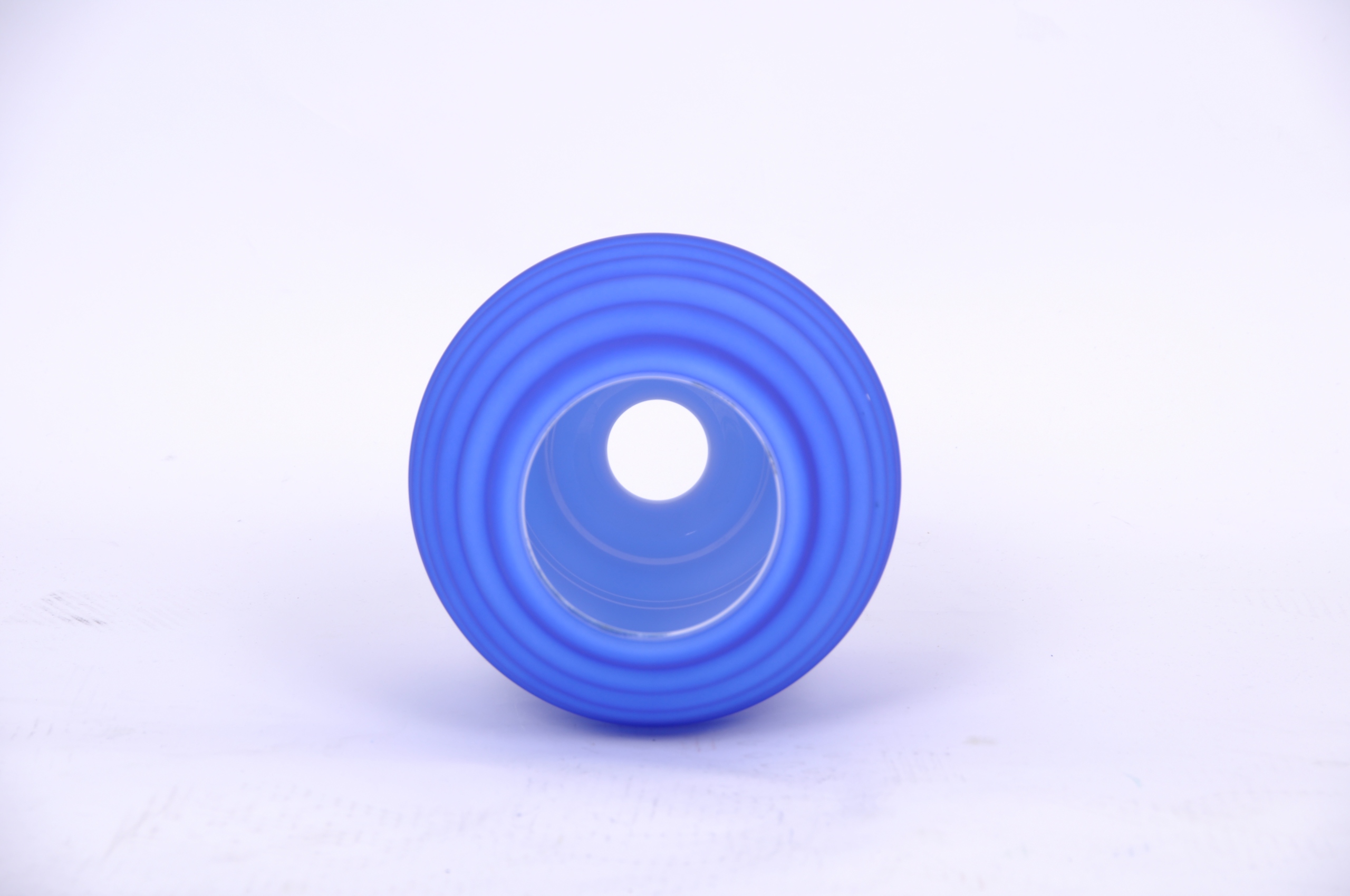 Klosz Nowoczesny Szklany Kształt Ula Kobalt E27 Gwint żarówki E27