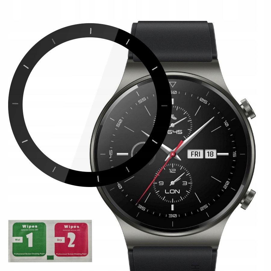 

Szkło Hybrydowe Ramka Do Huawei Watch Gt 2 Pro