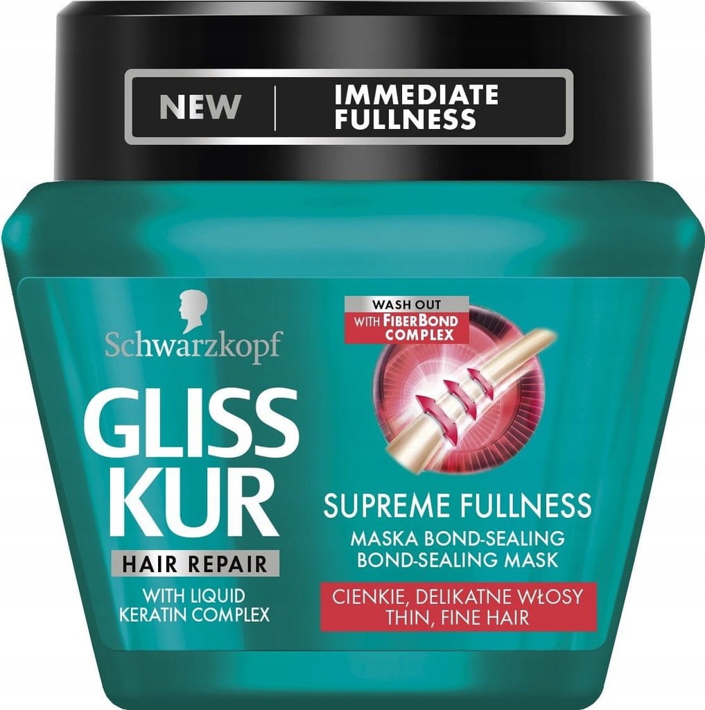 Gliss Supreme Fullness maska do włosów