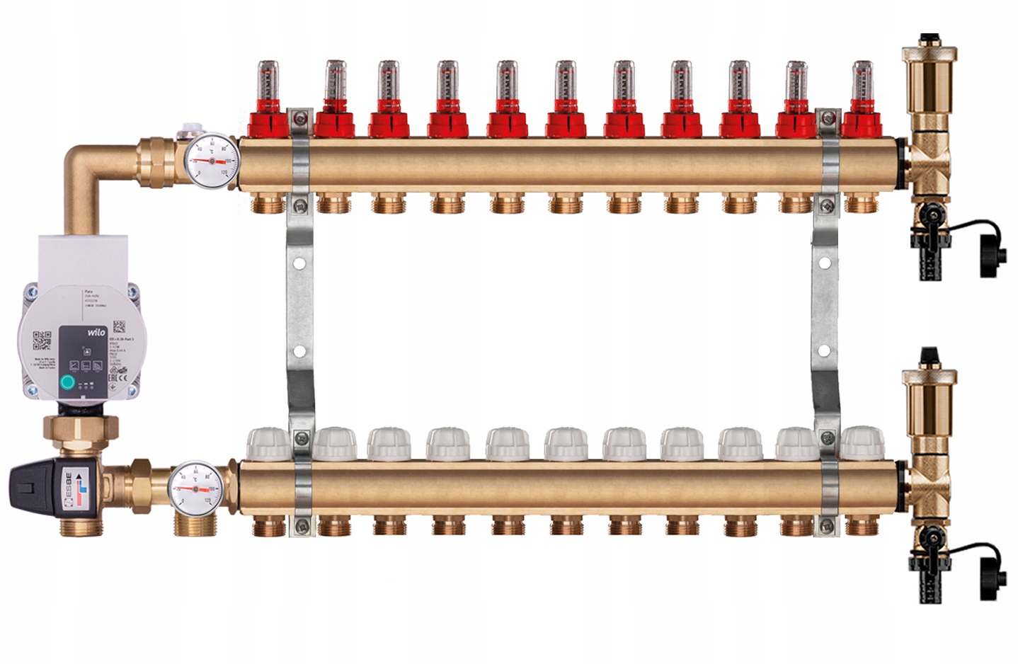Rozdělovač 11 S Čerpací Skupinou Wilo Pro Podlahovou Krytinu