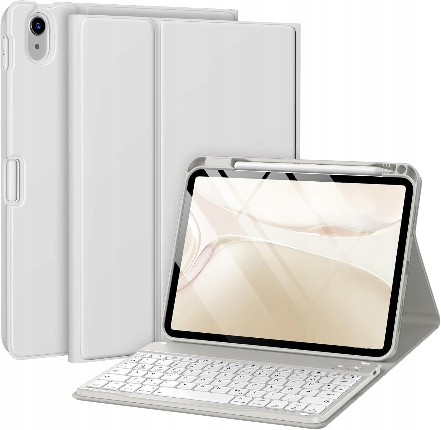 Pouzdro s klávesnicí pro iPad 11. generace A16 (2025) iPad 10. generace 10.9" – Qwertz De
