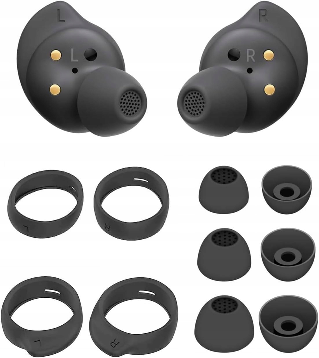 GUMKI NAKŁADKI WKŁADKI S + M + L DO Samsung Galaxy Buds FE SM-R400