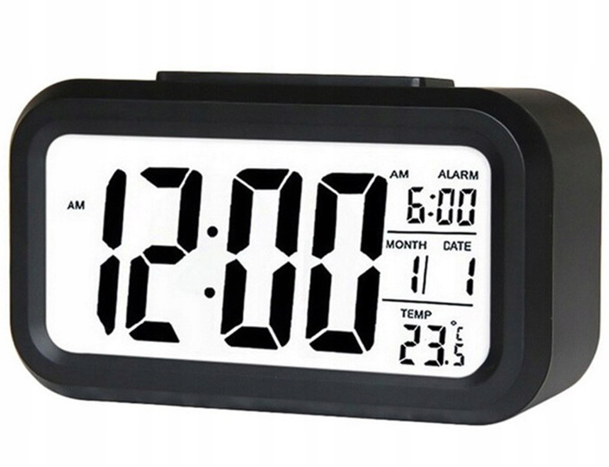 

Zegar Cyfrowy Elektroniczny Budzik Led Termometr