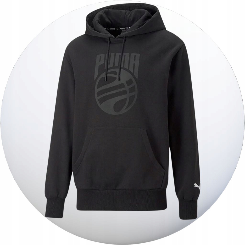 Pánská mikina sportovní s kapucí Puma tepláková klokanka pohodlná lehká L
