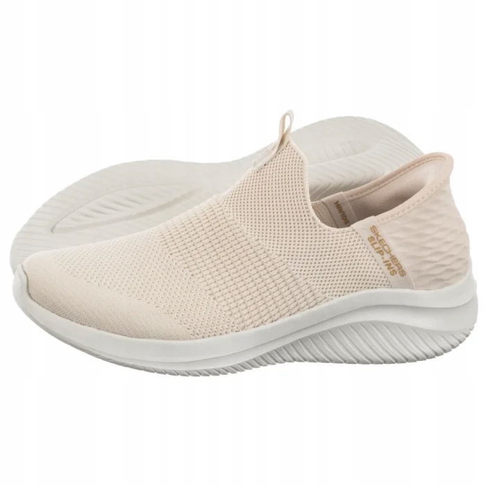 Boty Skechers Slip On Dámské Ultra Flex 3.0 Natural 149708/NAT Béžové