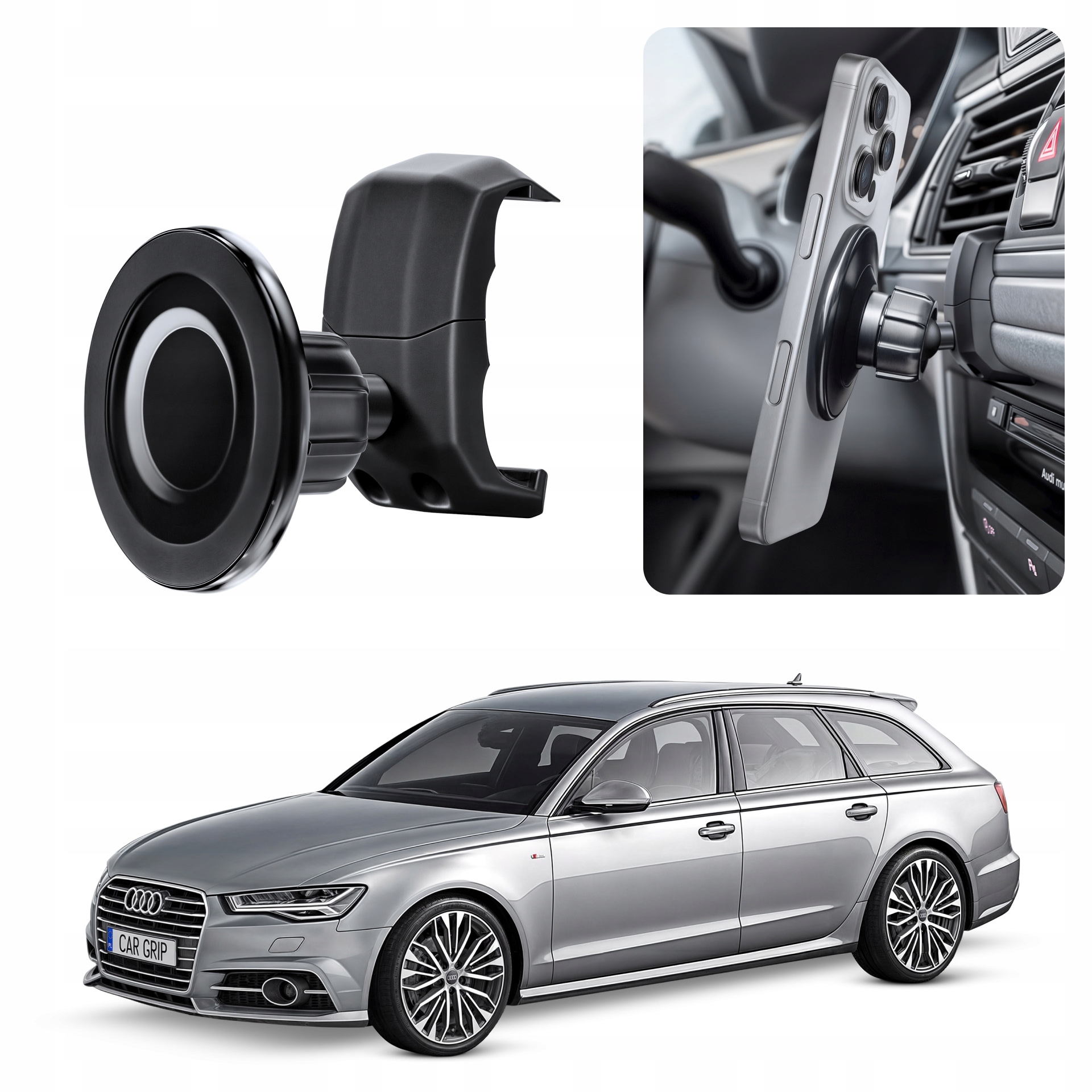 Uchwyt magnetyczny MagSafe do Audi A6 A7 C7 (2011-)