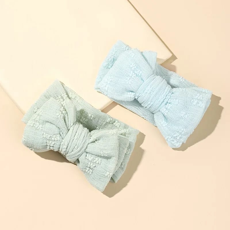 OPASKA NA GŁOWĘ DLA NIEMOWLĄT KOKARDA BŁĘKITNA LETNIA DO SUKIENKI TIUL Marka Inna marka