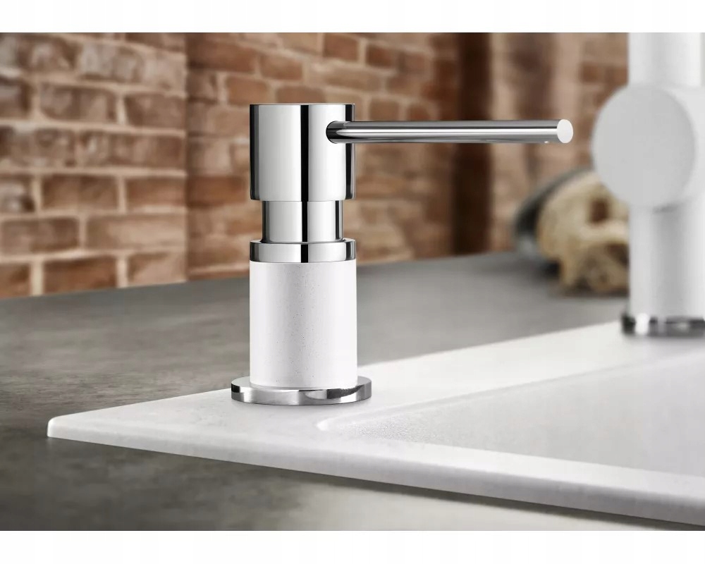 Dozownik Blanco Lato 300 ml czarny mat na płyn do naczyń lub mydło Linia Lato