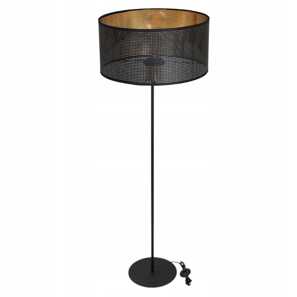 Veľká Stojaca Podlahová Lampa S Prelamovaným Tienidlom